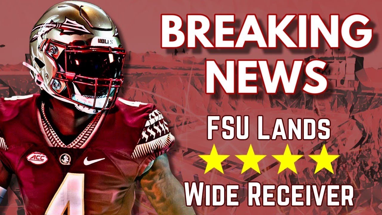 “Officially Home” FSU Lands Stunning Commitment From 4-Star No.1 Ranked WR  Over  Tennessee,Texas,Alabama.Shocking Minnesota Vikings with Heartbreaking Decommitment…