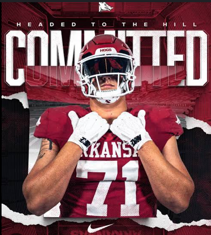 “Arkansas Latest Stunner: Top EDGE Prospect Standing at 6’7″ 300lbs James Pearce Jr  Picks Arkansas Razorbacks Over Powerhouse Rivals!”